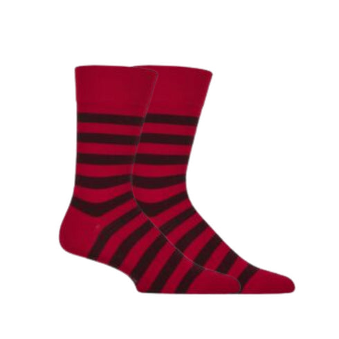 Red Spotted Crew Length Funky Socks